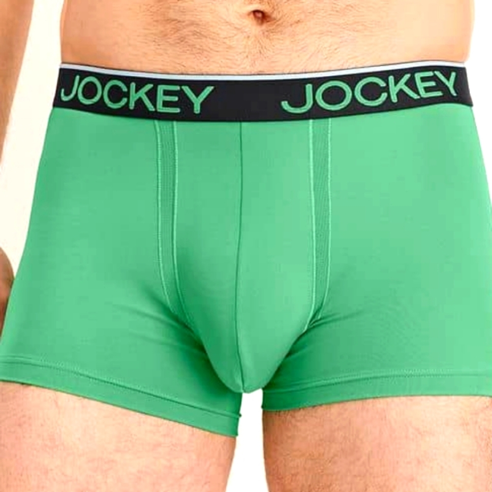 Jockey Men's Chafe Proof Pouch Microfiber Boxer Trunk Underwear New Size XL